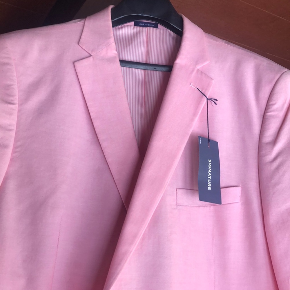 Men’s 100% cotton Pink Sport Coat